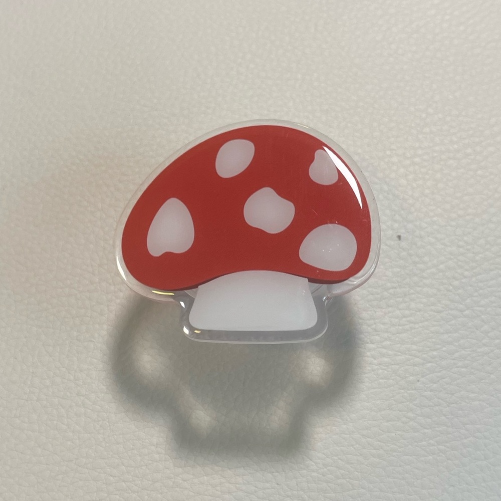 🆕 Mushroom Pop Socket Phone Attachment